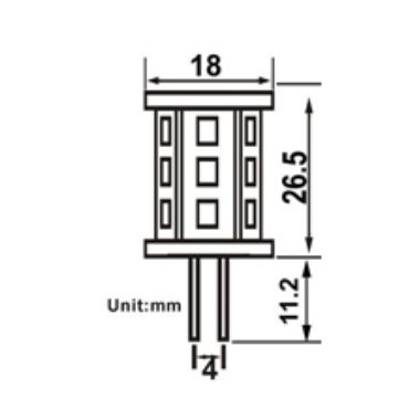 18-LED-G4-Dimensions