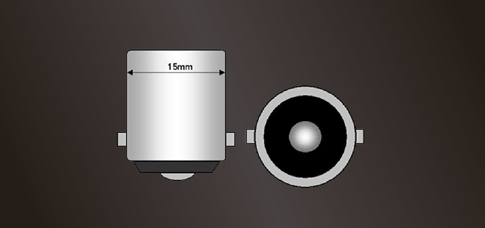 15mm (Ba15s) Bayonet LED Replacement Lamps